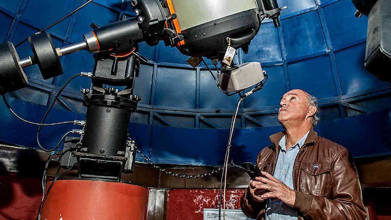 Alberto Quijano Vodniza, fundador y director del Observatorio Astronómico de la Universidad de Nariño