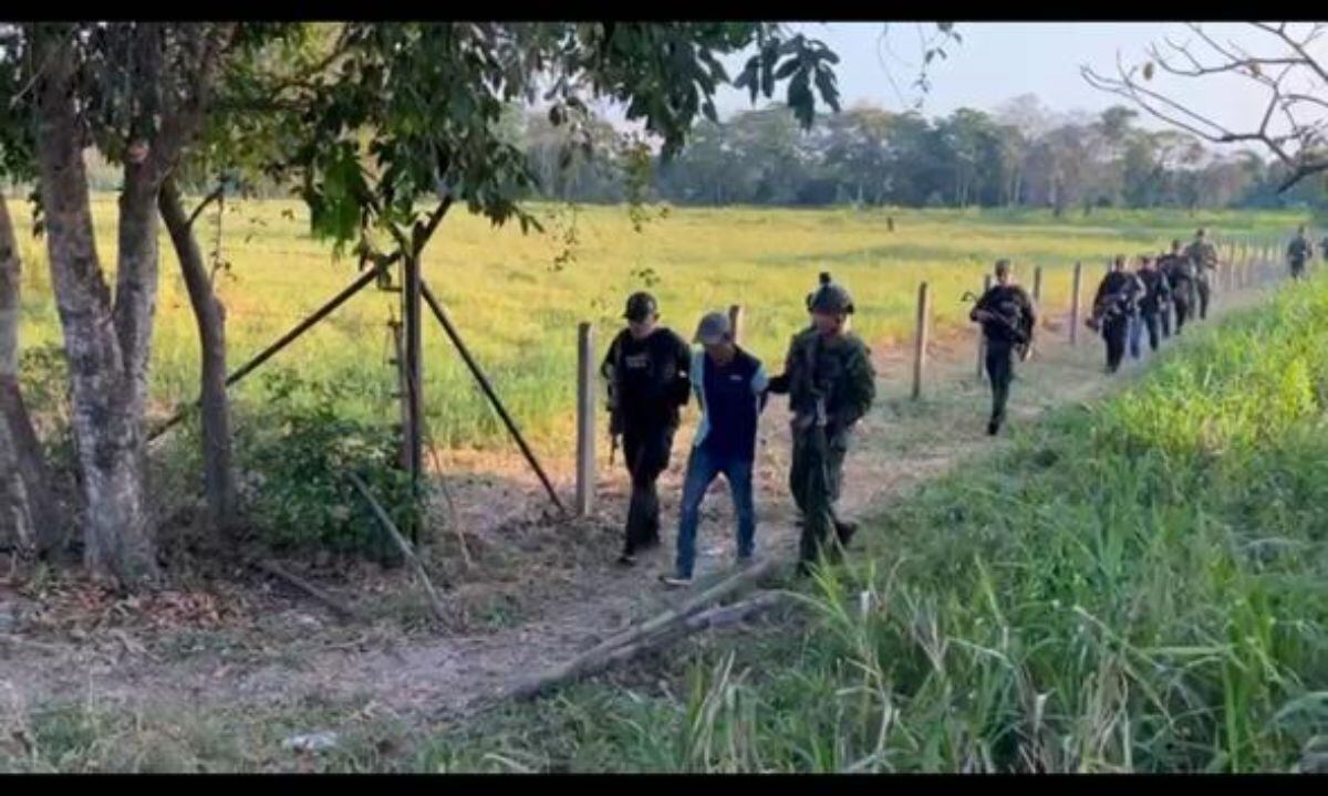 Hombre capturado en Arauca.