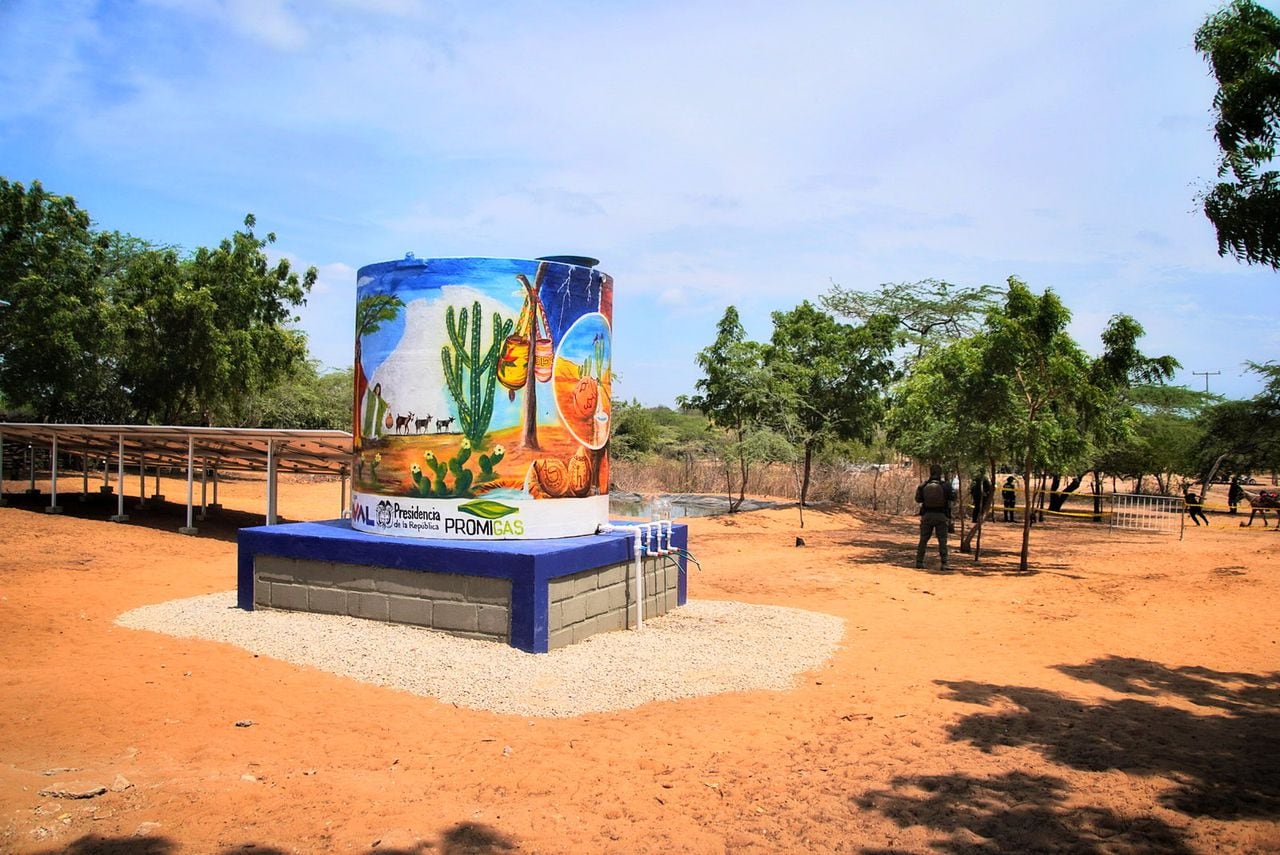 Planta potabilizadora de agua en Manaure, La Guajira.