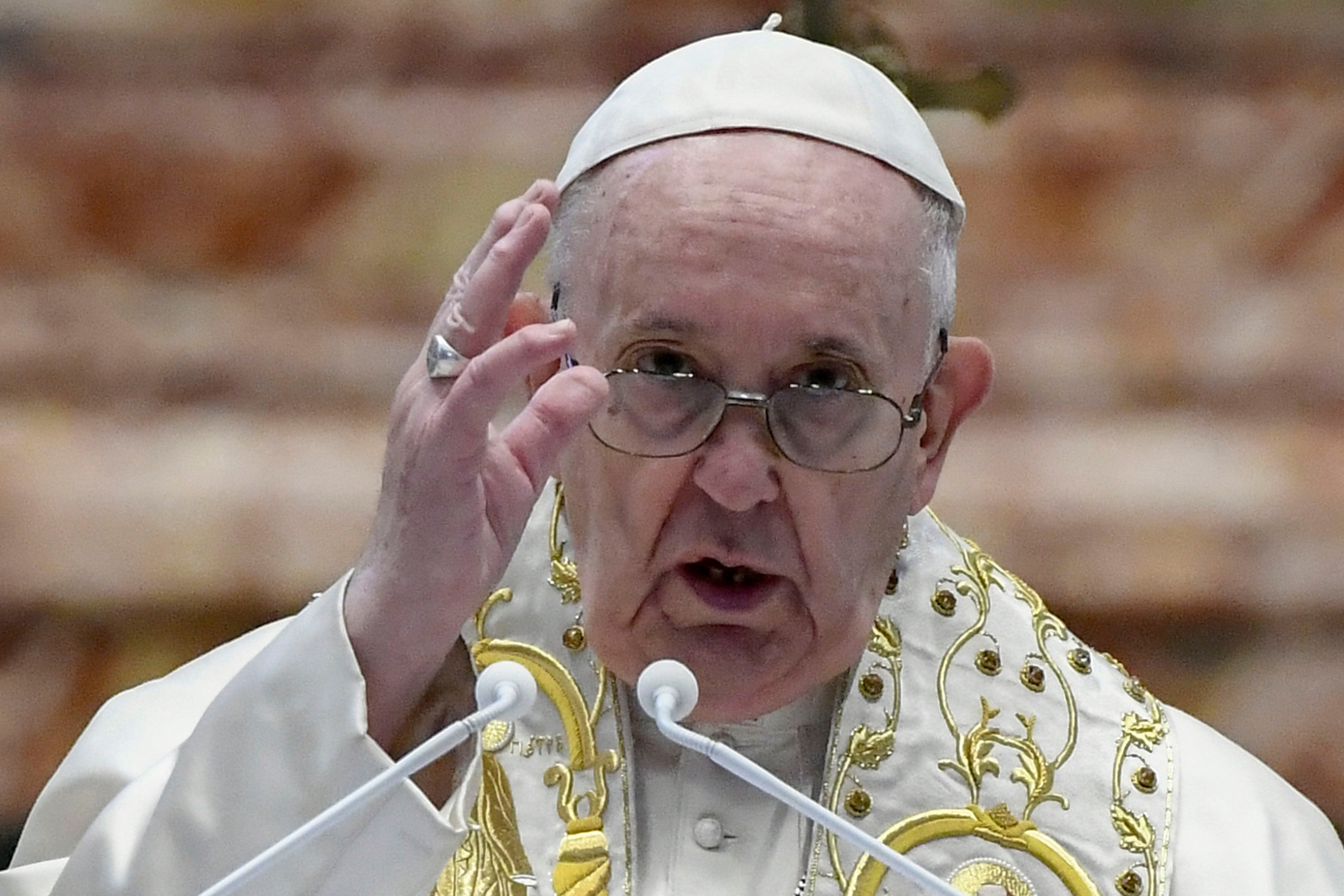 El papa Francisco se declaró en contra de toda intervención extranjera en  Venezuela
