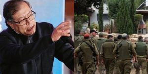 El presidente Gustavo Petro condenó los ataques de soldados israelíes contra Gaza.