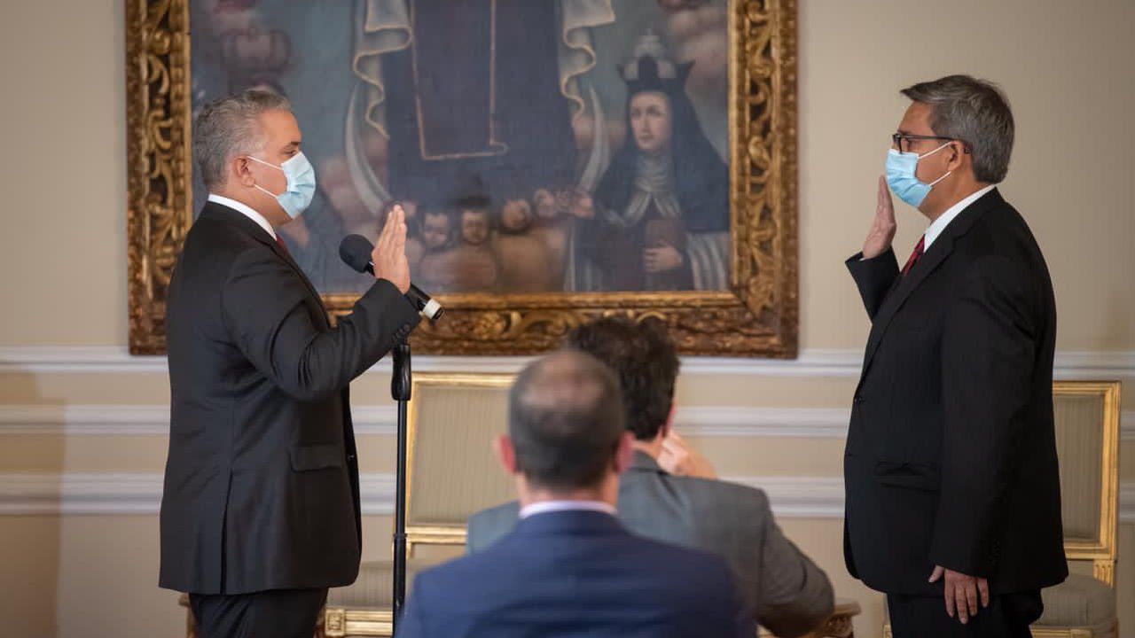 Iván Duque presidente de Colombia posesión Fernando Grillo nuevo embajador Países Bajos