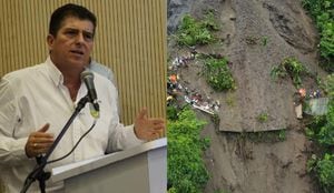 Víctor Manuel Tamayo, gobernador de Risaralda, se pronuncia sobre tragedia en el departamento.