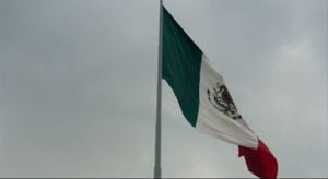 Bandera de México. 