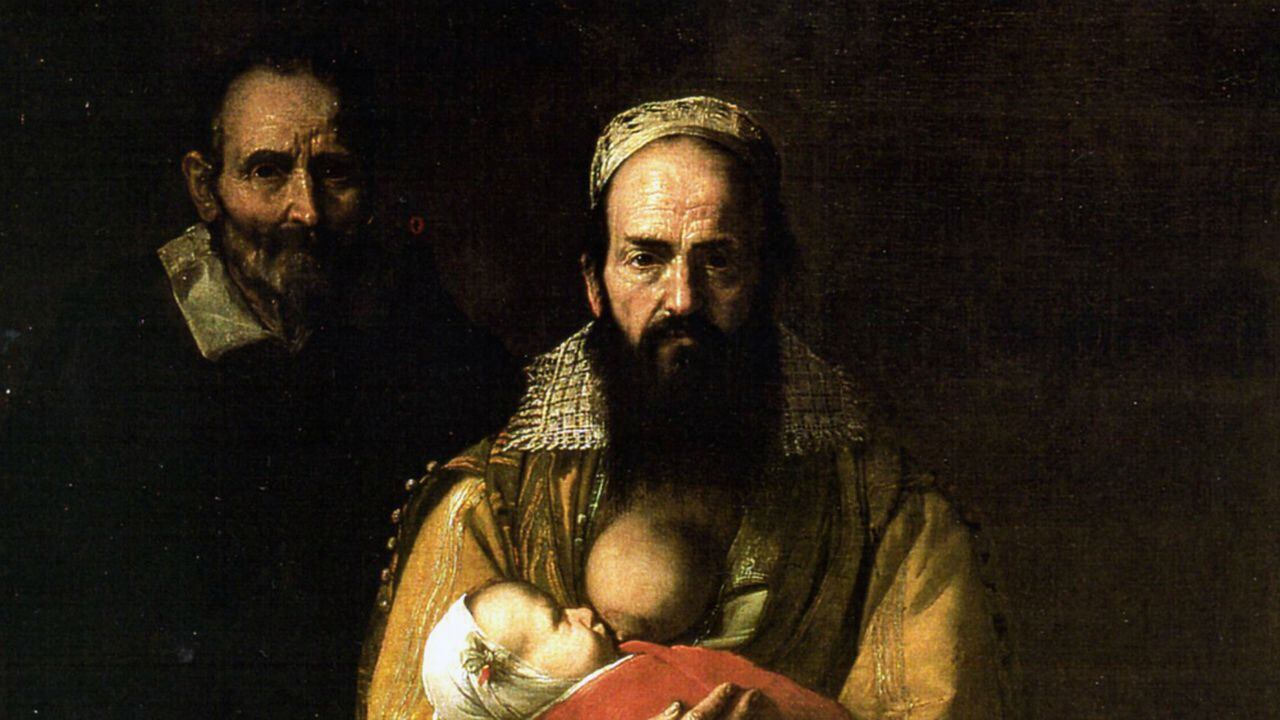 Detalle de Magdalena Ventura con su marido y su hijo (José Ribera, 1631). Wikimedia Commons