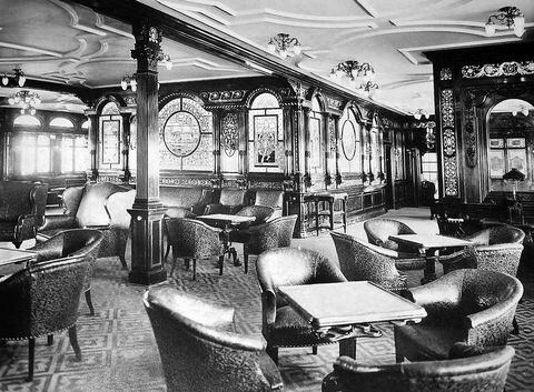 La fotografía del restaurante del Titanic en 1912