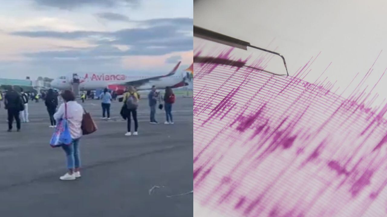 Aeropuerto de Armenia evacuó tras fuerte sismo.