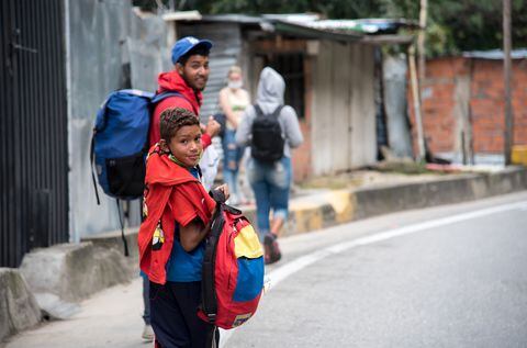 En los últimos días de agosto y los primeros de septiembre, el porcentaje de caminantes venezolanos con vocación de permanencia en Colombia pasó del 41 por ciento al 60 por ciento, según una evaluación rápida de necesidades del Grupo Interagencial sobre Flujos Migratorios Mixtos (Gifmm).