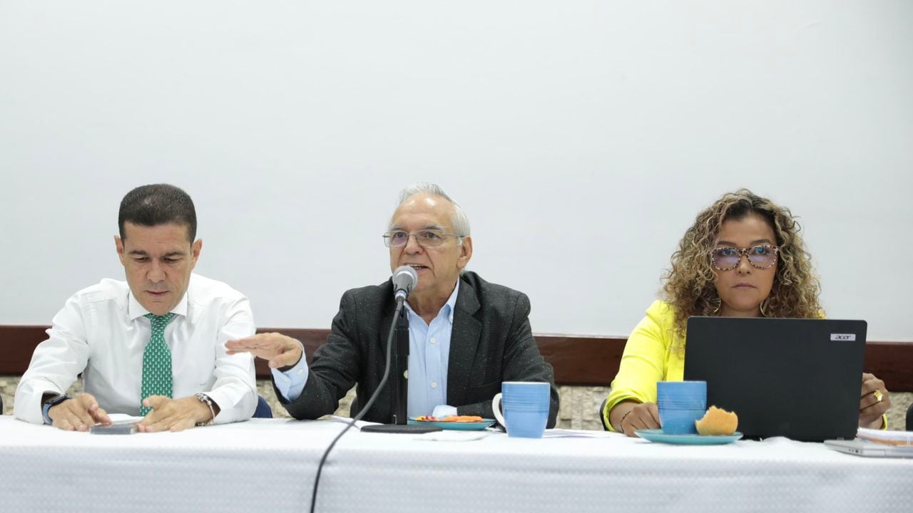 El ministro de Hacienda, Ricardo Bonilla participa en una mesa técnica de la Comisión III de la Cámara de Representantes.