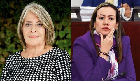 Cecilia López Montaño, exministra de Agricultura, y Carolina Corcho, exministra de Salud.