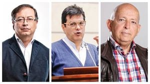 Gustavo Petro, Danilo Rueda y Otty Patiño.