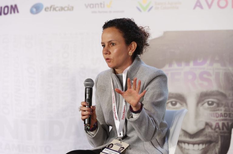 María Juliana Pérez, vicepresidenta ejecutiva del Banco Agrario