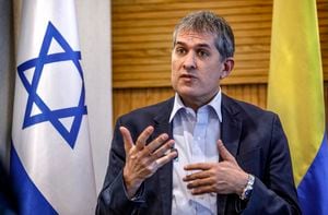 Gali Dagan. Embajador de Israel en Colombia.
Bogotá Octubre 12 de 2023.
Foto: Juan Carlos Sierra-Revista Semana.