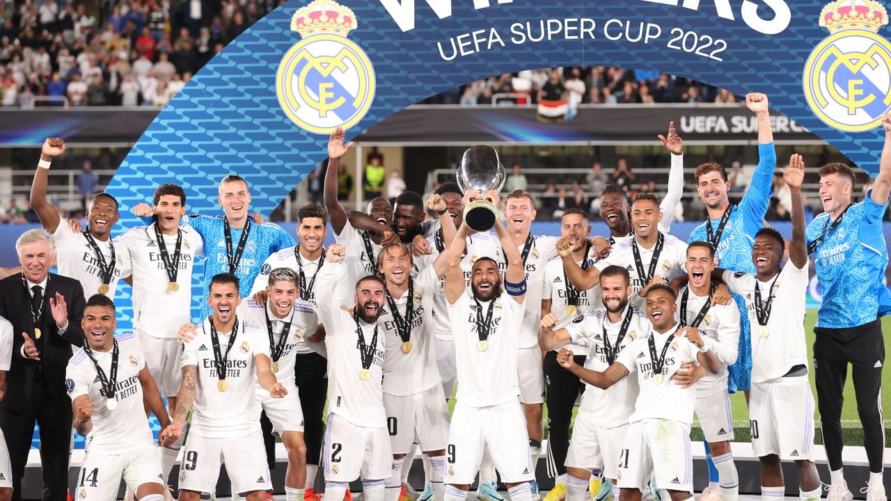 Real Madrid alcanzó su quinto título de la Supercopa de Europa