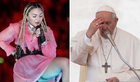 La cantante Madonna le envió un mensaje directo al papa Francisco