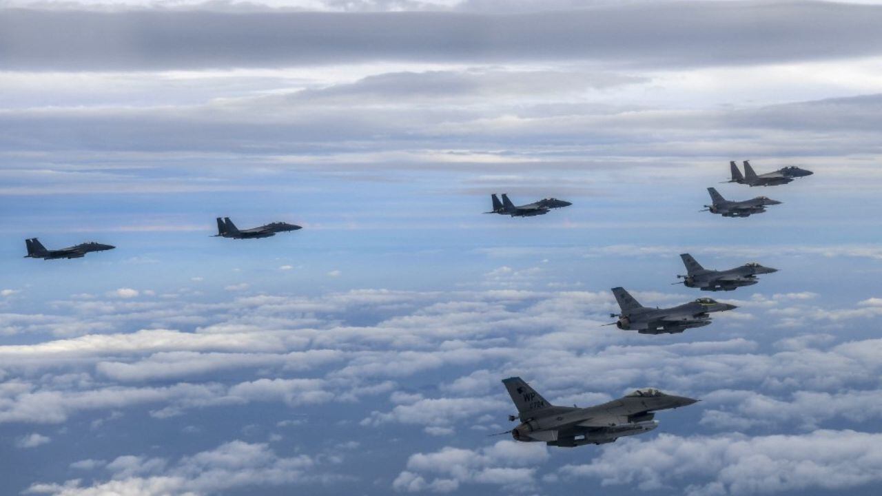 Así fue el ejercicio militar aéreo conjunto entre Corea del Sur y Estados Unidos