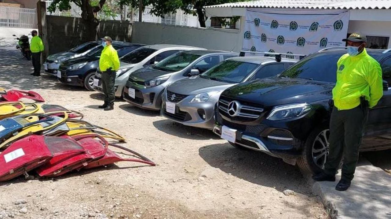 Policia en Barranquilla recupera 6 vehículos que fueron hurtados
