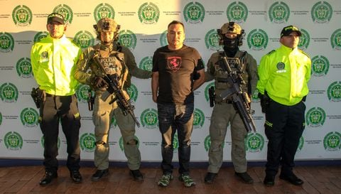 Captura de alias Tito el Borracho, un poderoso narco, según la Policía.