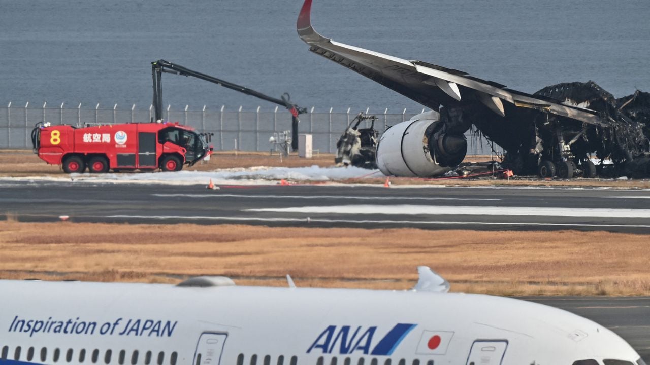 Accidente de avión en Japón