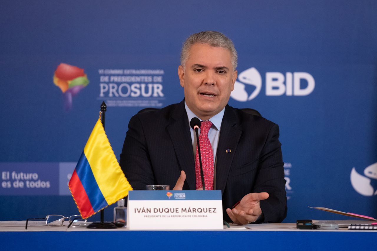 Presidente Iván Duque habla en cumbre del BID