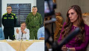 Soraya Yanine exjefe de prensa del expresidente Duque y excúpula militar