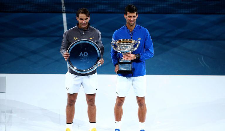 Rafael Nadal y Novak Djokovic definieron el trofeo en 2019.