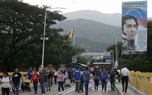 Reapertura de la frontera de la zona metropolitana de Cúcuta con Venezuela 
Puente Internacional Simón Bolívar