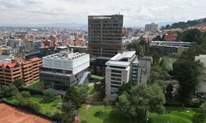 Panorámica Pontificia Universidad Javeriana
Bogotá abril 20 del 2023
Foto Guillermo Torres Reina / Semana