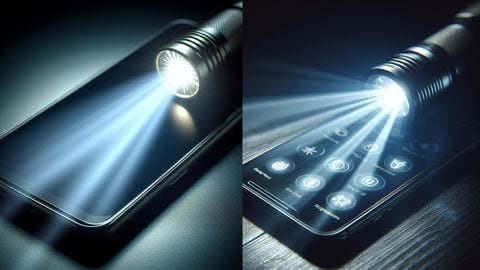 Los dispositivos modernos utilizan el flash como linterna.
