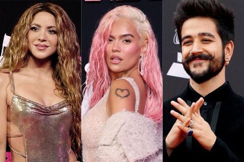 Shakira, Karol G y Camilo lideran las nominaciones para los Grammy Latinos en Sevilla.