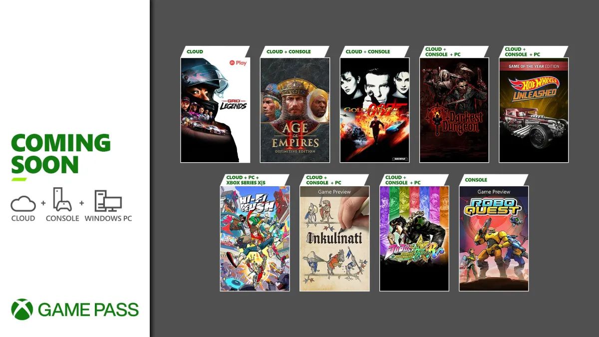 Lista de nuevos juegos que llegan en enero de 2023 a Xbox Game Pass.
