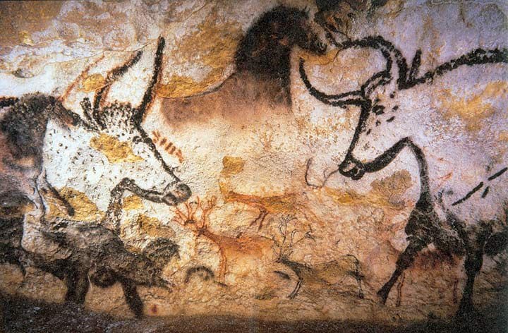 Pintura en las cuevas de Lascaux. Prof saxx/Wikimedia Commons, CC BY-SA