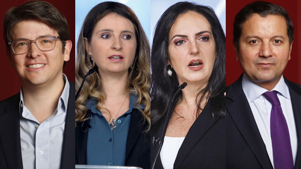 Miguel Uribe, Paloma Valencia, María Fernanda Cabal y David Luna dan su balance de los 100 primeros días de la oposición.