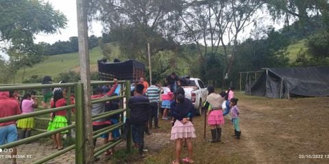 Se hizo entrega de alimentos y elementos de aseo a 22 familias indígenas en el Valle del Cauca