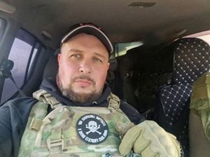 Russian military blogger, Vladlen Tatarsky, whose real name was Maxim Fomin, is seen in this undated social media picture obtained by Reuters on April 2, 2023. Telegram @Vladlentatarskybooks via REUTERS  THIS IMAGE HAS BEEN SUPPLIED BY A THIRD PARTY. MANDATORY CREDIT
