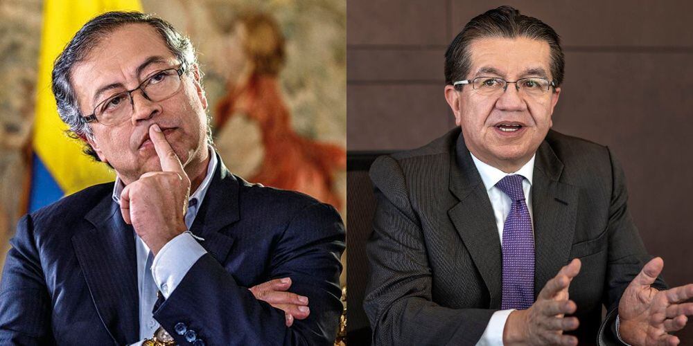 El presidente Gustavo Petro y el exministro de Salud, Fernando Ruiz, han protagonizado un fuerte agarrón por la reforma a la salud.