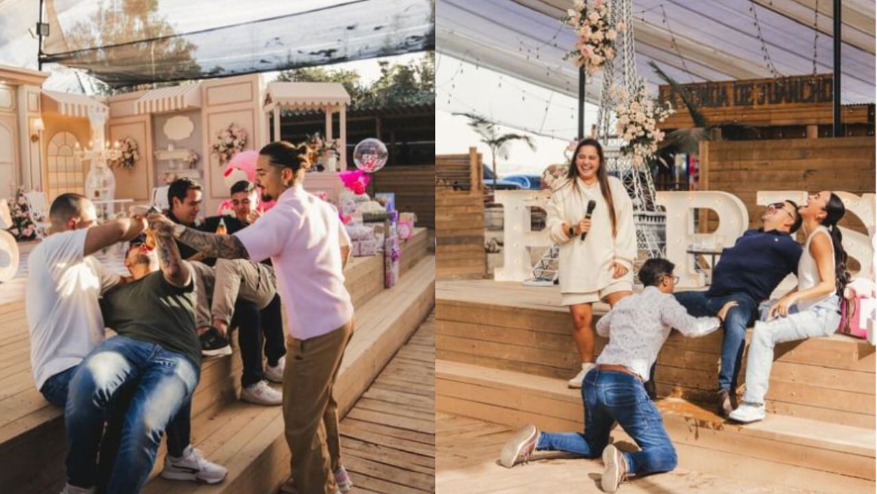 Maluma y Susana Gómez celebraron el baby shower de París por todo lo alto: los invitados terminaron tomando tetero