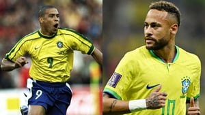 Ronaldo Nazario fue dos veces campeón del mundo con Brasil, mientras Neymar aún no ha logrado ganar su primer mundial.
