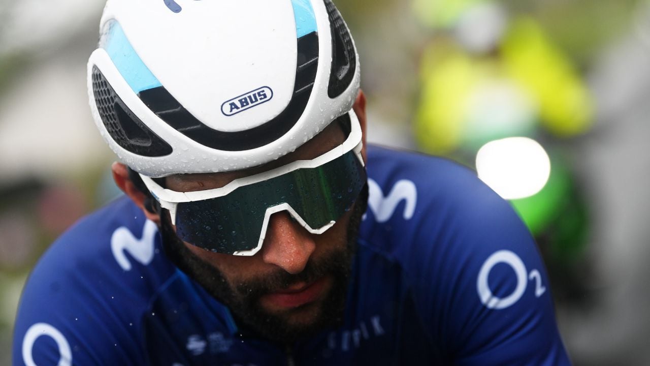 SALERNO, ITALY - MAY 10: Fernando Gaviria of Colombia and Movistar Team competes during the 106th Giro d'Italia 2023 - Stage 5 a 171km stage from Atripalda to Salerno / #UCIWT / on May 10, 2023 in Salerno, Italy. (Photo by Getty Images/Tim de Waele)