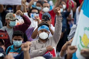 Las protestas en Guatemala llevan varios días. Hoy fueron pacíficas.