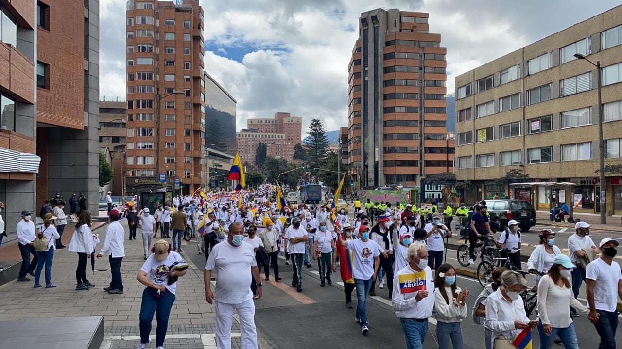 Marcha silencio Bogotá