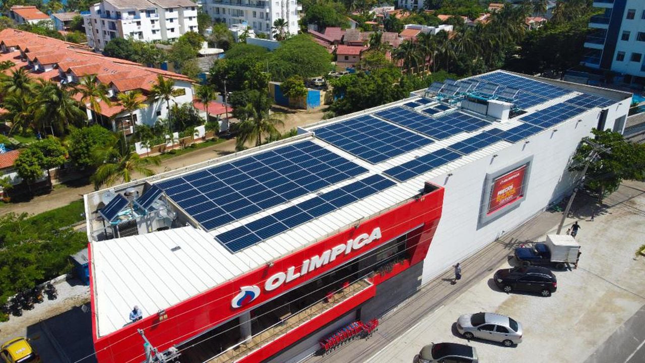 Supertiendas y Droguerías Olímpica cuenta con 50 puntos de venta que operan con energía solar.