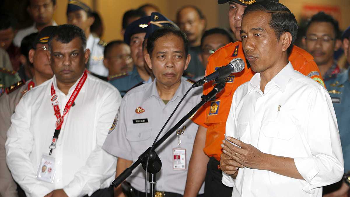 Joko Widodo, presidente de Indonesia, durante una rueda de prensa sobre el tema.