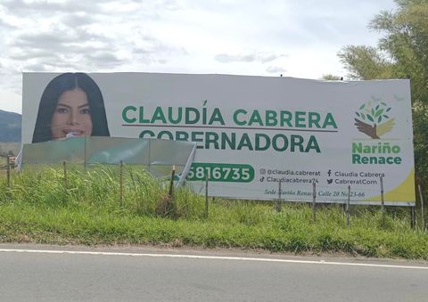 Claudia Cabrera es víctima de violencia en su campaña.