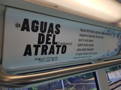 Con poemas afrocolombianos en un tren del Metro, se abre la Fiesta del Libro y la Cultura de Medellín 2020