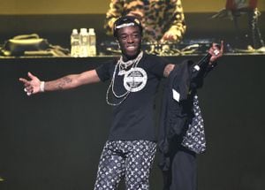 NEW YORK, NEW YORK - OCTOBER 21: Lil Uzi Vert performs during the TIDAL's 5th Annual TIDAL X Benefit Concert TIDAL X Rock The Vote At Barclays Center - Show at Barclays Center of Brooklyn on October 21, 2019 in New York City. (Photo by Steven Ferdman/Getty Images  for TIDAL )