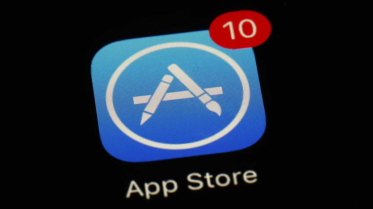 Foto de la aplicación de la App Store de Apple. (AP Foto/Patrick Semansky, File)