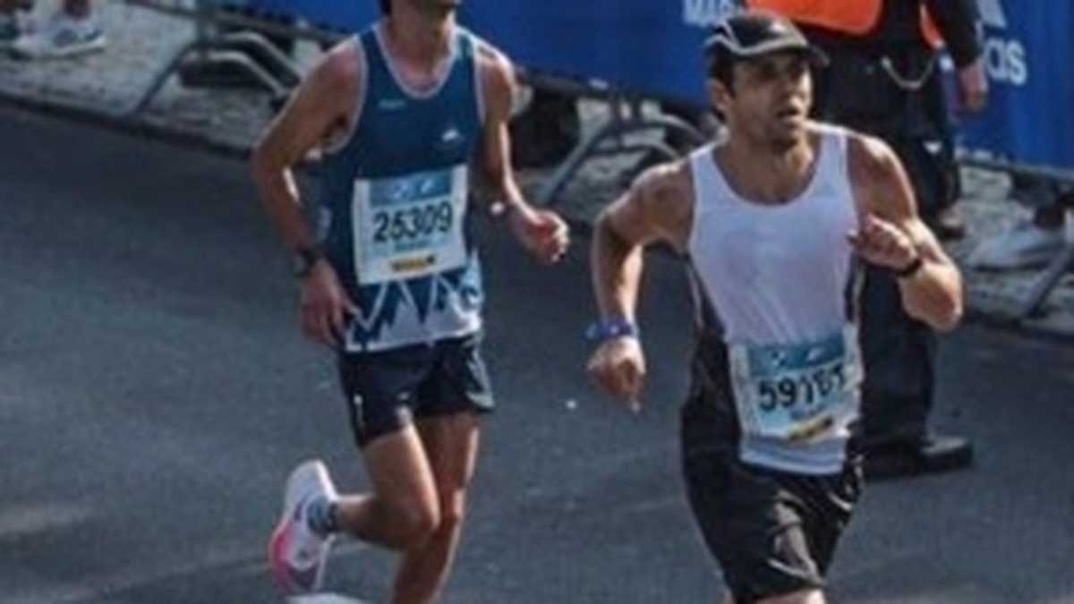 Nicolás Santos campeón de la media maratón de Miami. El título lo consiguió el domingo 6 de febrero.