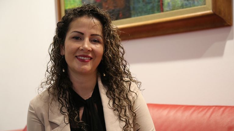Esperanza López Cardona, una de las beneficiarias de los subsidios para la compra de vivienda no VIS.