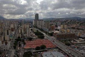 Vista panorámica de Caracas